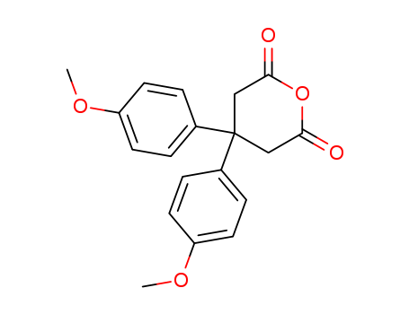 2H-Pyran-2,6(3H)-dione, dihydro-4,4-bis(4-methoxyphenyl)-