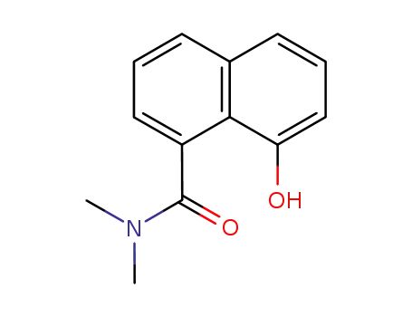 Molecular Structure of 69674-57-3 (N,N-Dimethyl-8-hydroxy-naphthalin-1-carboxamid)