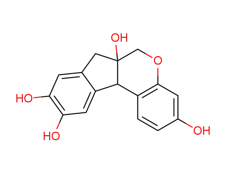 Molecular Structure of 767259-33-6 ((+-)-Brasilin)