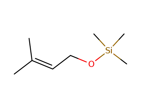 Molecular Structure of 71821-61-9 (3-methyl-1-(trimethylsilyloxy)but-2-ene)