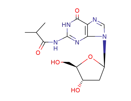 Molecular Structure of 68892-42-2 (N2-Isobutyryl-2'-deoxyguanosine)