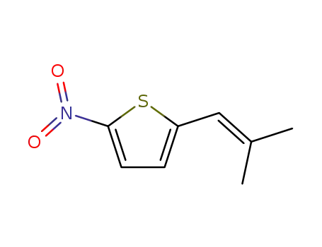 Molecular Structure of 74786-70-2 (2-isopropylidenemethyl-5-nitrothiophene)