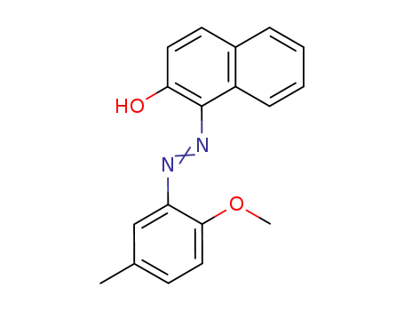 Molecular Structure of 6410-20-4 (1-[(2-methoxy-3-methylphenyl)azo]-2-naphthol)