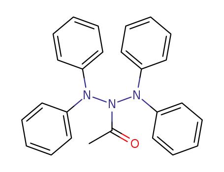1-(1,1,3,3-Tetraphenyltriazan-2-yl)ethan-1-one