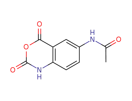 Molecular Structure of 353759-49-6 (N-(2,4-dioxo-1,4-dihydro-2H-benzo[d][1,3]oxazin-6-yl)acetamide)