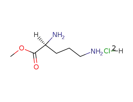 Molecular Structure of 40216-82-8 (Methyl L-ornithine dihydrochloride)