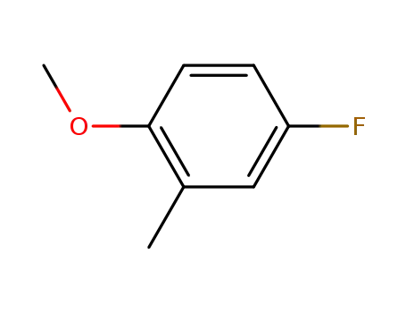 Molecular Structure of 399-54-2 (4-FLUORO-2-METHYLANISOLE)