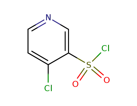 Molecular Structure of 33263-44-4 (4-Chloro-3-Pyridine-sulfonyl-chloride)