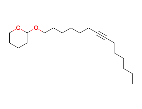 Molecular Structure of 37043-40-6 (2-(tetradec-7-yn-1-yloxy)tetrahydro-2H-pyran)