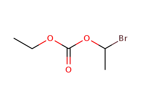 Molecular Structure of 89766-09-6 (1-bromoethyl ethyl carbonate)