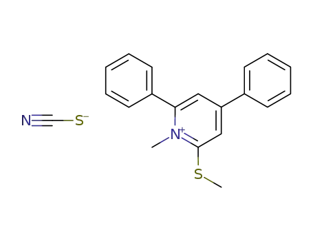 Molecular Structure of 83319-07-7 (C<sub>19</sub>H<sub>18</sub>NS<sup>(1+)</sup>*CNS<sup>(1-)</sup>)