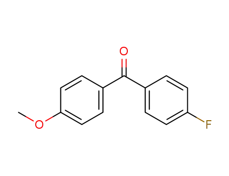 Molecular Structure of 345-89-1 (4-Fluoro-4'-methoxybenzophenone)