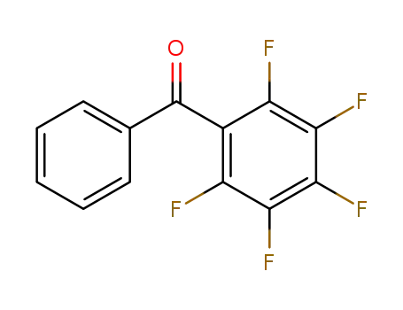 Molecular Structure of 1536-23-8 (2,3,4,5,6-PENTAFLUOROBENZOPHENONE)