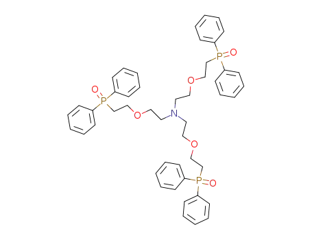 Molecular Structure of 209346-52-1 (tris<3-oxa-5-(diphenylphosphoryl)pentyl>amine)