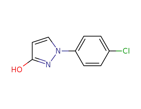Molecular Structure of 76205-19-1 (1-(4-CHLOROPHENYL)-3-HYDROXY-1H-PYRAZOLE)