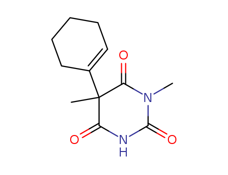 7200-11-5,2,4,6(1H,3H,5H)-Pyrimidinetrione, 5-(1-cyclohexen-1-yl)-1,5-dimethyl-, (+-)-,