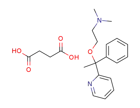 Molecular Structure of 562-10-7 (Doxylamine succinate)