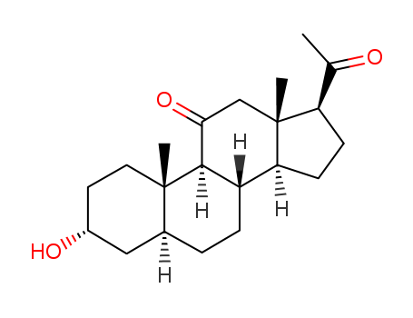 Pregnane-11,20-dione,3-hydroxy-, (3a,5a)-