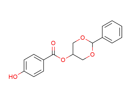 Molecular Structure of 1402923-75-4 (2-phenyl-1,3-dioxan-5-yl 4-hydroxybenzoate)