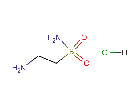 Molecular Structure of 89756-60-5 (2-aminoethanesulphonamide monohydrochloride)