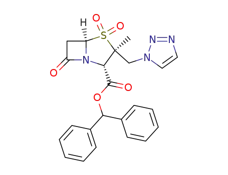 Molecular Structure of 89789-07-1 (Tazobactam Diphenylmethyl Ester)