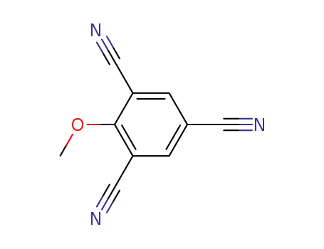 Molecular Structure of 29897-71-0 (2,4,6-tricyanoanisole)