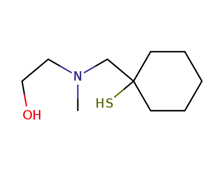 Molecular Structure of 306776-38-5 (2-{Methyl[(sulfanylcyclohexyl)methyl]amino}ethan-1-ol)
