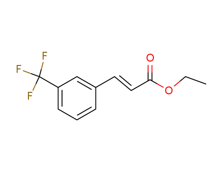 Molecular Structure of 113048-68-3 (3-(3-TRIFLUOROMETHYL-PHENYL)-ACRYLIC ACID ETHYL ESTER)