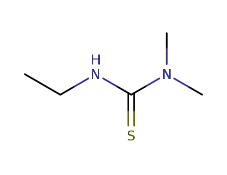 Molecular Structure of 15361-86-1 (3-ethyl-1,1-dimethylthiourea)