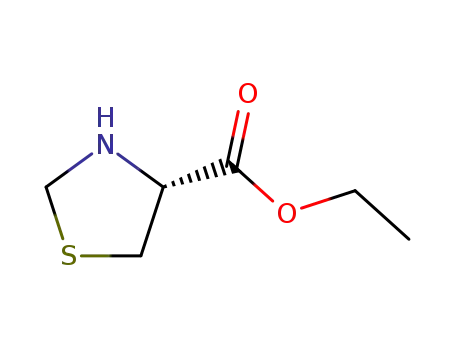 Molecular Structure of 60664-15-5 (ethyl (R)-thiazolidine-4-carboxylate)