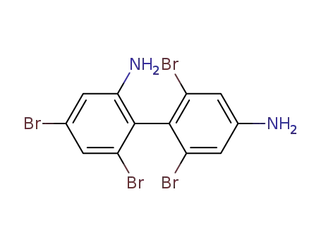 Molecular Structure of 854242-36-7 (4,6,2',6'-tetrabromo-biphenyl-2,4'-diyldiamine)