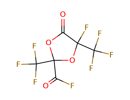 1,3-Dioxolane-2-carbonyl fluoride, 4-fluoro-5-oxo-2,4-bis(trifluoromethyl)-