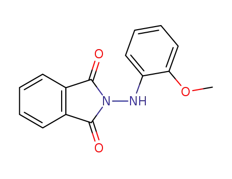 Molecular Structure of 117359-11-2 (2-<(2-Methoxyphenyl)amino>-1H-isoindol-1,3-(2H)-dion)