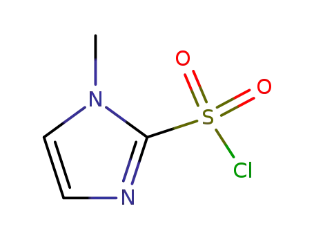 Molecular Structure of 55694-81-0 (1-Methyl-1H-iMidazole-2-sulfonyl chloride)