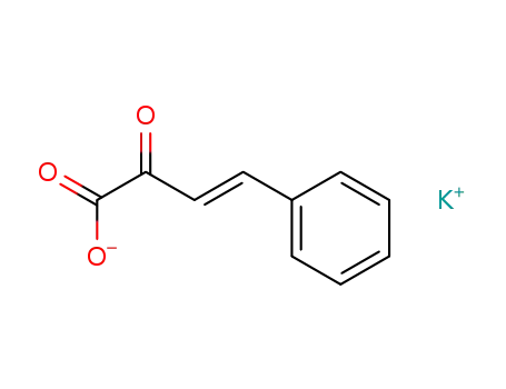Molecular Structure of 140653-89-0 (3-Butenoic acid, 2-oxo-4-phenyl-, potassium salt, (E)-)