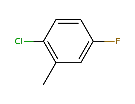 Molecular Structure of 33406-96-1 (2-Chloro-5-fluorotoluene)