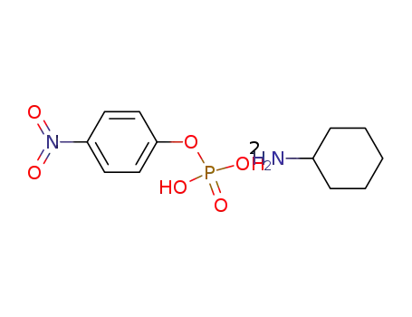 Molecular Structure of 52483-84-8 (4-Nitrophenyl phosphate bis(cyclohexylammonium) salt)