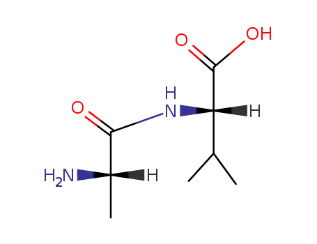 Molecular Structure of 1999-46-8 (DL-ALANYL-DL-VALINE)