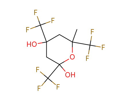 2H-Pyran-2,4-diol,tetrahydro-6-methyl-2,4,6-tris(trifluoromethyl)-