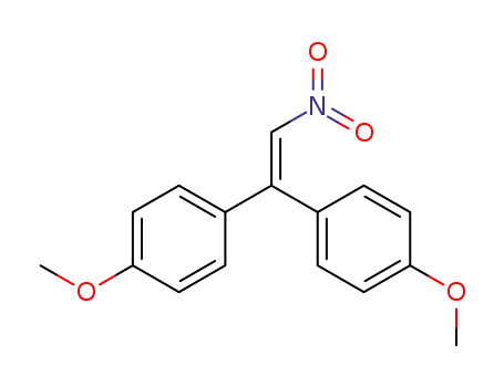 Molecular Structure of 36697-31-1 (Benzene, 1,1'-(nitroethenylidene)bis[4-methoxy-)