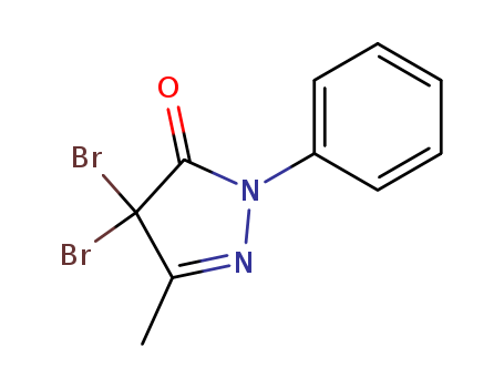 62947-11-9,4,4-dibromo-5-methyl-2-phenyl-2,4-dihydro-3H-pyrazol-3-one,