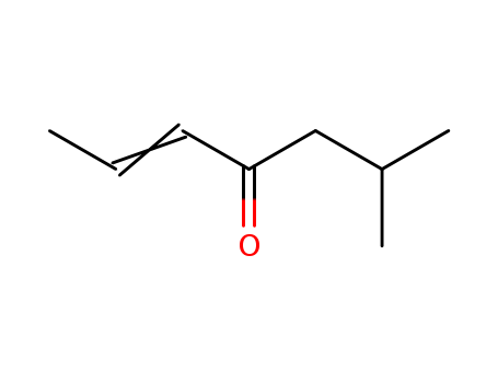 Molecular Structure of 49852-35-9 (2-Hepten-4-one, 6-methyl-)