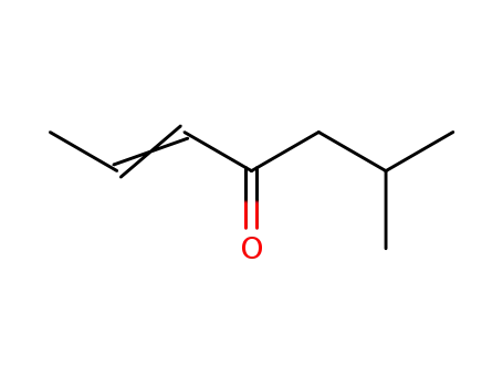 Molecular Structure of 49852-35-9 (2-Hepten-4-one, 6-methyl-)