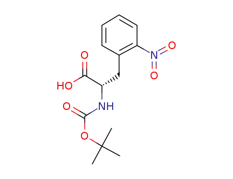 Molecular Structure of 185146-84-3 (BOC-L-2-NITROPHENYLALANINE)