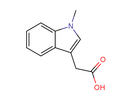Molecular Structure of 1912-48-7 (1-METHYL-3-INDOLEACETIC ACID)