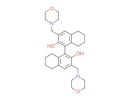 Molecular Structure of 758698-16-7 ((S)-3,3'-bis(morpholinomethyl)-2,2'-dihydroxy-5,5',6,6',7,7',8,8'-octahydro-1,1'-binaphthyl)
