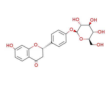 7-Hydroxy-2-[4-[3,4,5-trihydroxy-6-(hydroxymethyl)oxan-2-yl]oxyphenyl]-2,3-dihydrochromen-4-one
