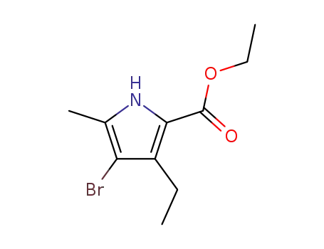 ethyl 4-bromo-3-ethyl-5-methylpyrrole-2-carboxylate