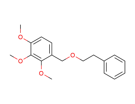 Molecular Structure of 121336-22-9 (1,2,3-Trimethoxy-4-phenethyloxymethyl-benzene)
