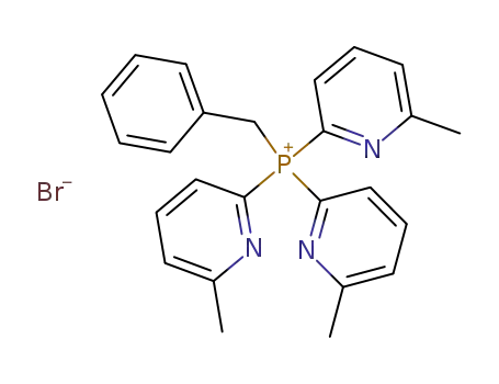 Molecular Structure of 126963-92-6 (benzyltri(2-(6-methylpyridyl))phosphonium bromide)